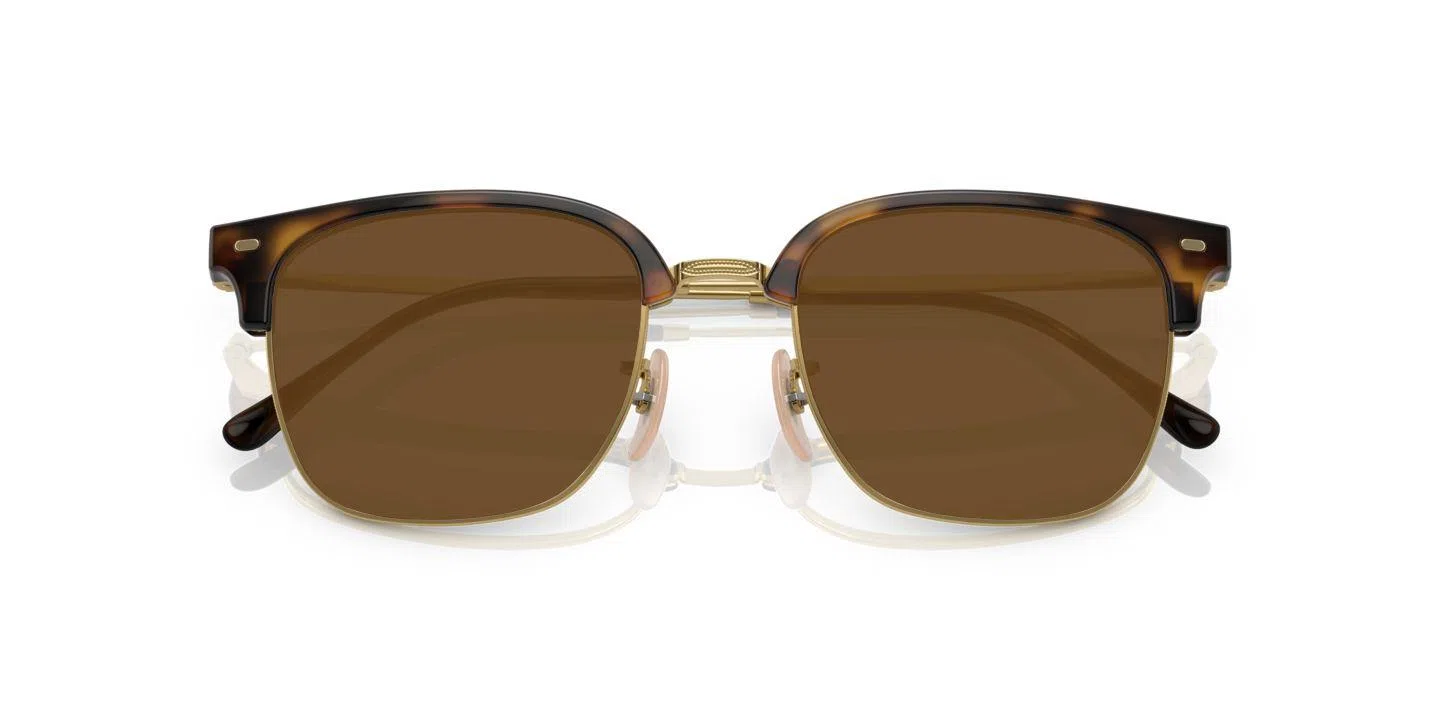 Ray-Ban New Clubmaster 7216 Eyeglasses - Blue On Gunmetal - view 79